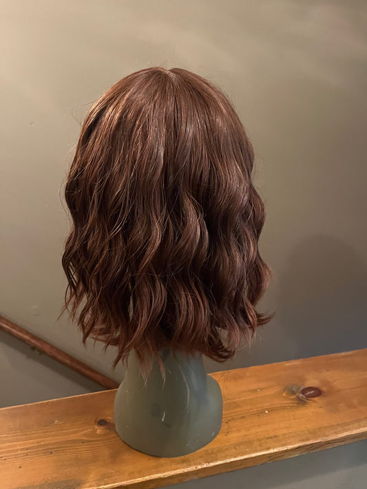 Red Bob With Bangs